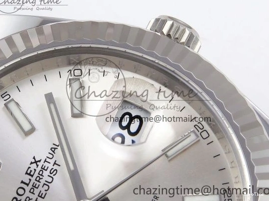 MiroTime 0331 Neat DateJust 41 126334 C+F 1:1 Best Edition 904L Steel Silver Dial on SS Jubilee Bracelet VR 1389